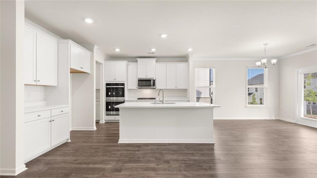 Furnished interior view inside a new home in Wildwood, Covington (Image 11).