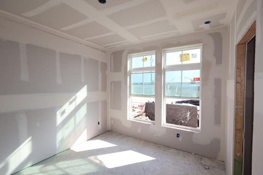 In-progress construction of a new home in The Grand Prairie 50’, Hockley, TX (Image 7).