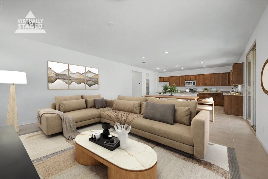 Furnished interior view inside a new home in Frontera, Surprise (Image 5).