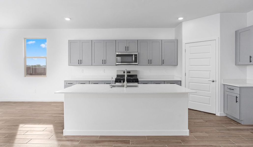 Furnished interior view inside a new home in The Oasis at Rocking K, Vail (Image 7).