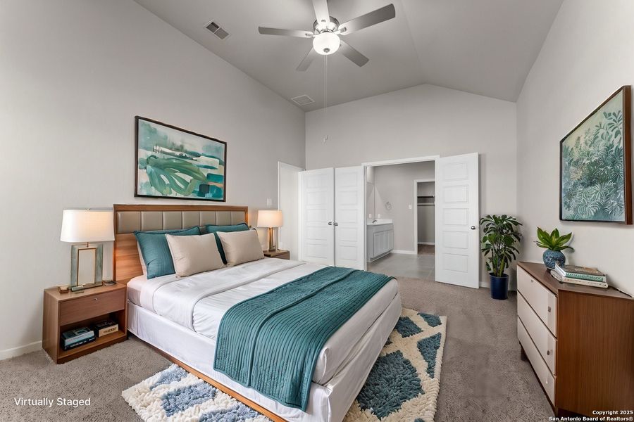 Furnished interior view inside a new home in Park Place, New Braunfels (Image 7).