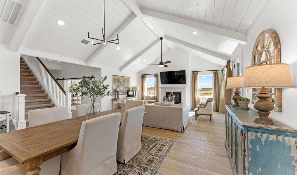 Bright open floorplanImpressive great room and dining area (*Photo not of actual home and used for illustration purposes only.)
