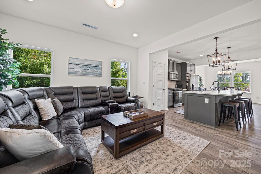 Furnished interior view inside a new home in , York (Image 7).