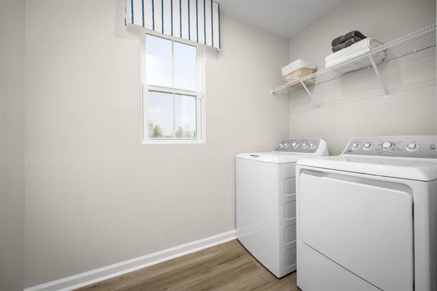 Representative furnished interior of a home built from the Rosewood by Ryan Homes in Liberty Grove, China Grove (Image 16).
