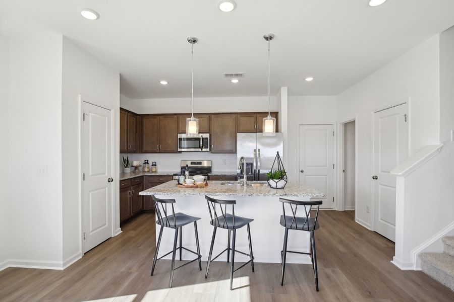 Furnished interior view inside a new home in Wilson Meadows, Clarksville (Image 15).