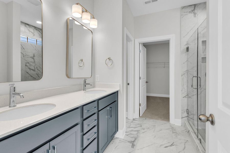 Furnished interior view inside a new home in Central Park, James Island (Image 16).