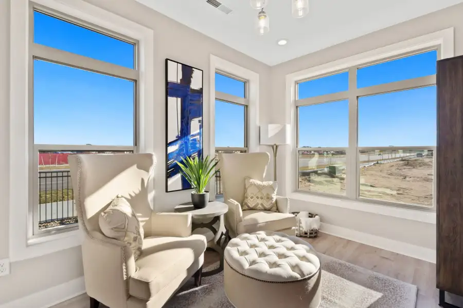 Furnished interior view inside a new home in The Courtyards at Lupton Village, Fort Lupton (Image 26).