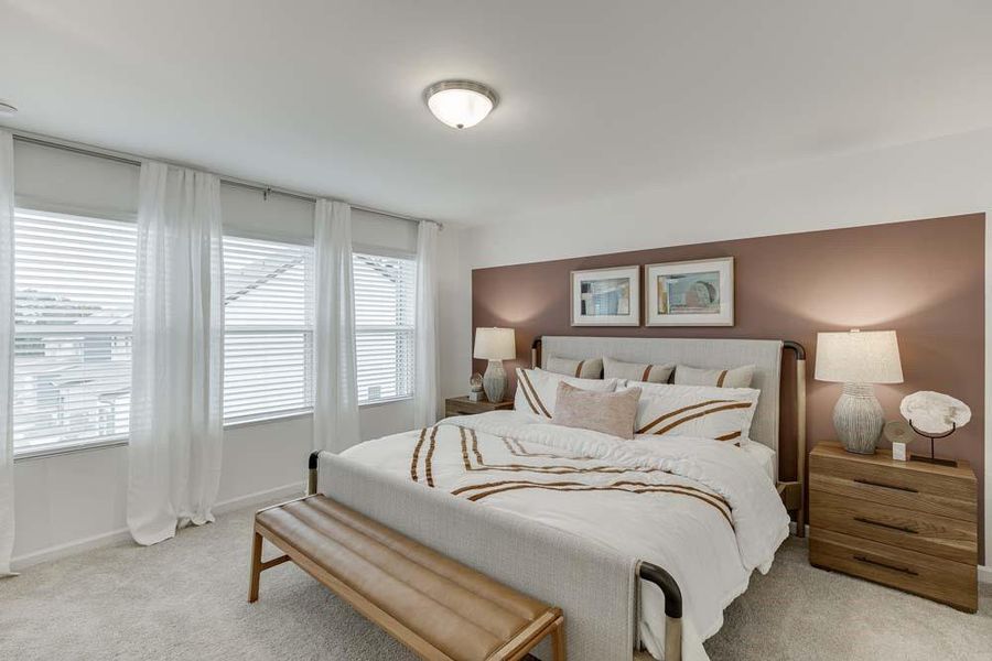Furnished interior view inside a new home in Laurelwood, Douglasville (Image 33).
