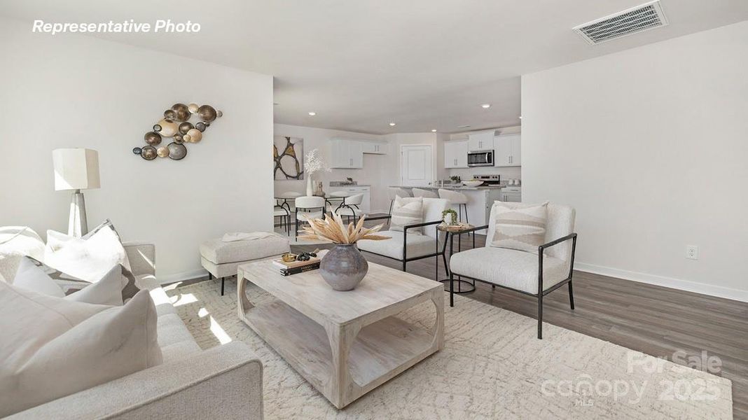 Furnished interior view inside a new home in Brinkley Ridge, Kings Mountain (Image 9).