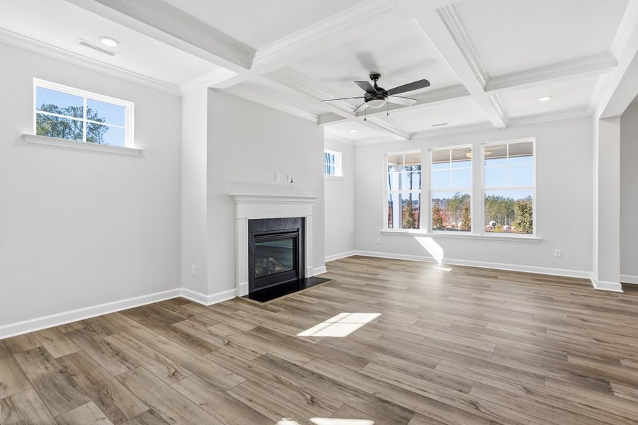 Spacious, unfurnished interior of a new home in Sweetbrier, Durham (Image 21).