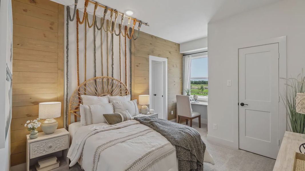 Furnished interior view inside a new home in Bridgeland Chateaus, Cypress (Image 22). Furnished interior view inside a new home in Bridgeland Chateaus, Cypress (Image 22).