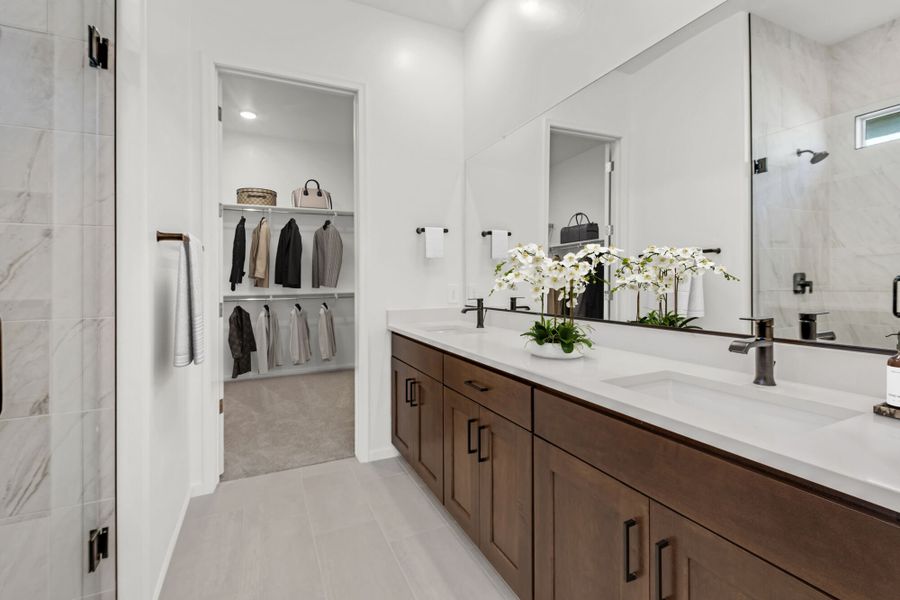 Furnished interior view inside a new home in Saguaro Reserve II, Marana (Image 9).