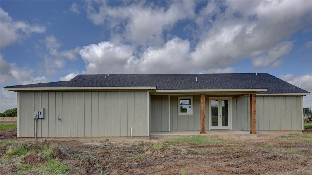 Exterior details and patio area of a home in , Whitney (Image 9).