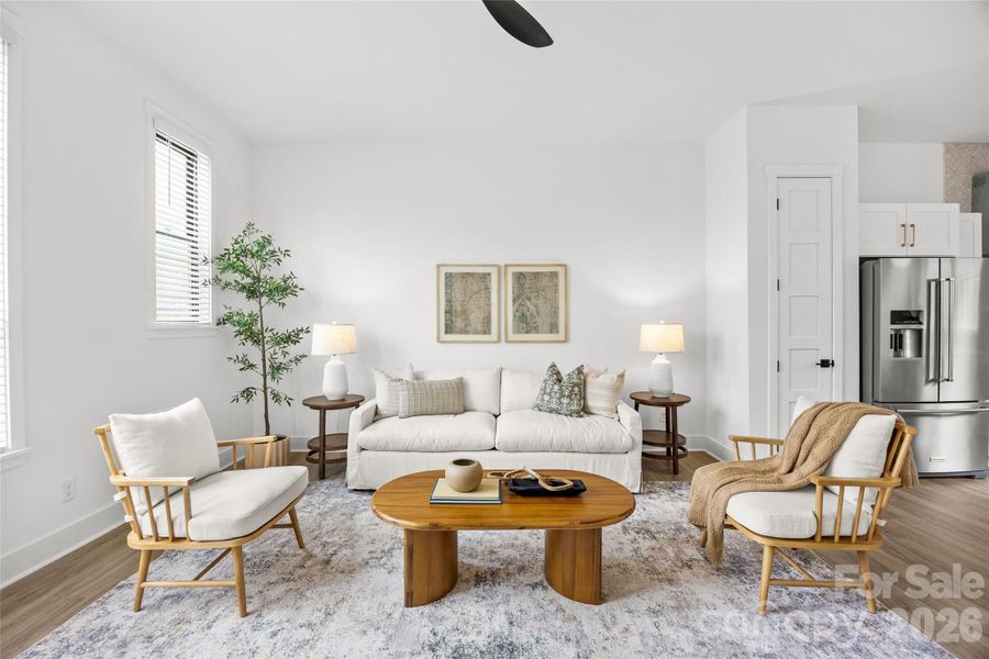 Furnished interior view inside a new home in , Charlotte (Image 27). Furnished interior view inside a new home in , Charlotte (Image 27).