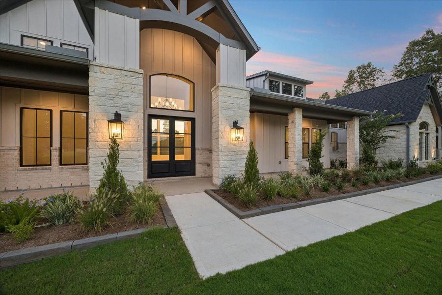 Exterior details and patio area of a home in High Meadow Estates, Montgomery (Image 3). Exterior details and patio area of a home in High Meadow Estates, Montgomery (Image 3).