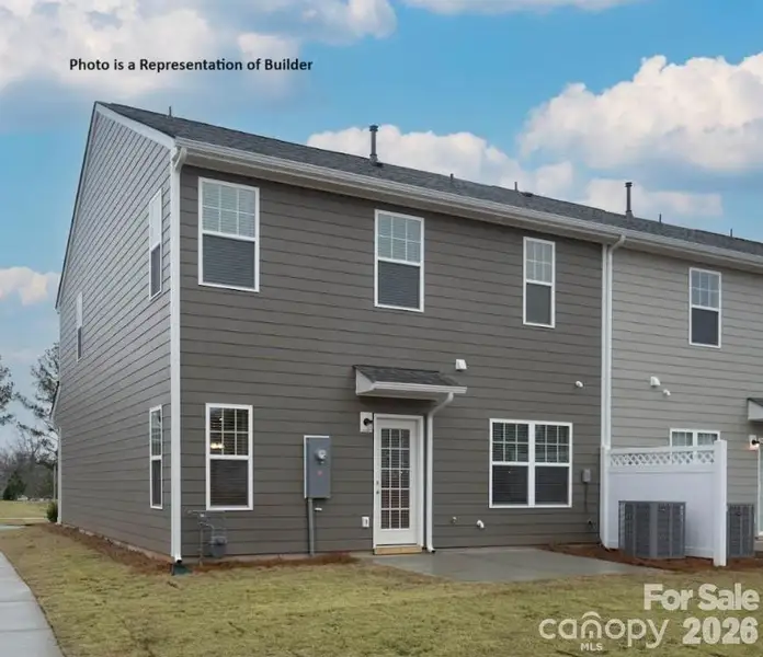 Exterior details and patio area of a home in Autumn Brook, Staley (Image 3).