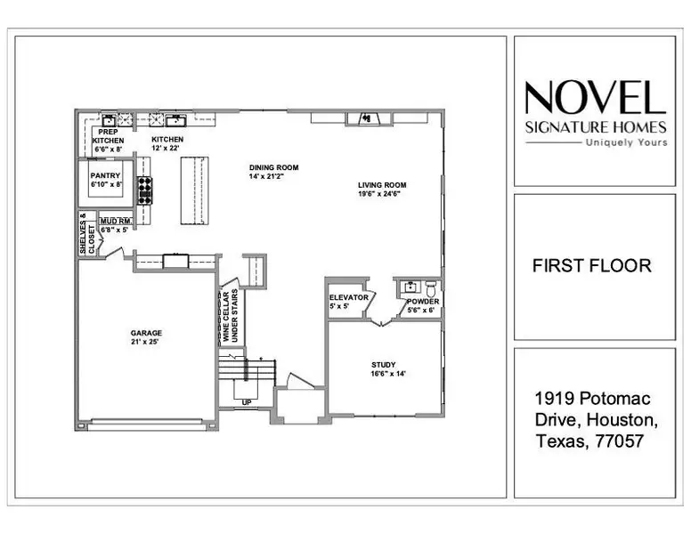 2D floor plan layout of this home in , Houston, TX (Image 5).