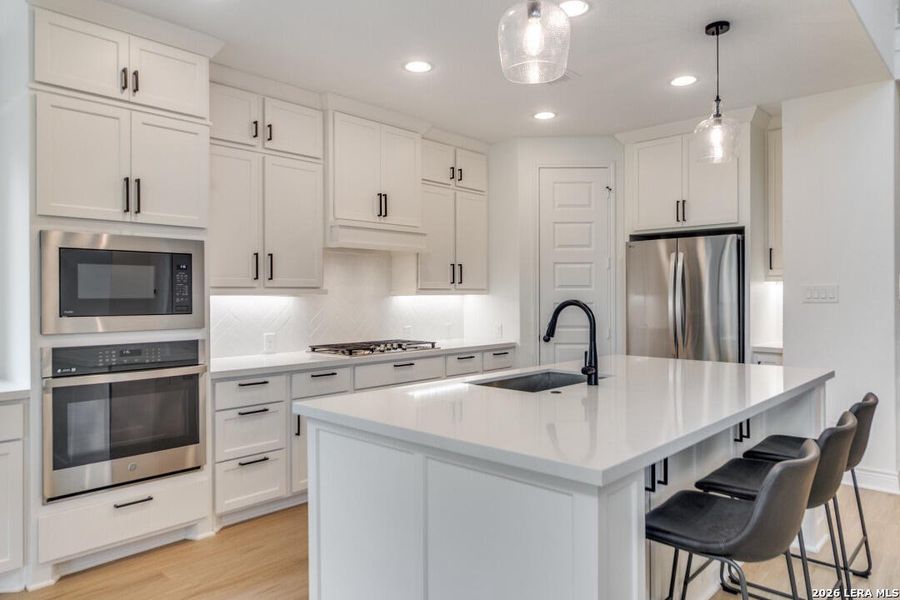 Furnished interior view inside a new home in Ventana Park, Bulverde (Image 5). Furnished interior view inside a new home in Ventana Park, Bulverde (Image 5).