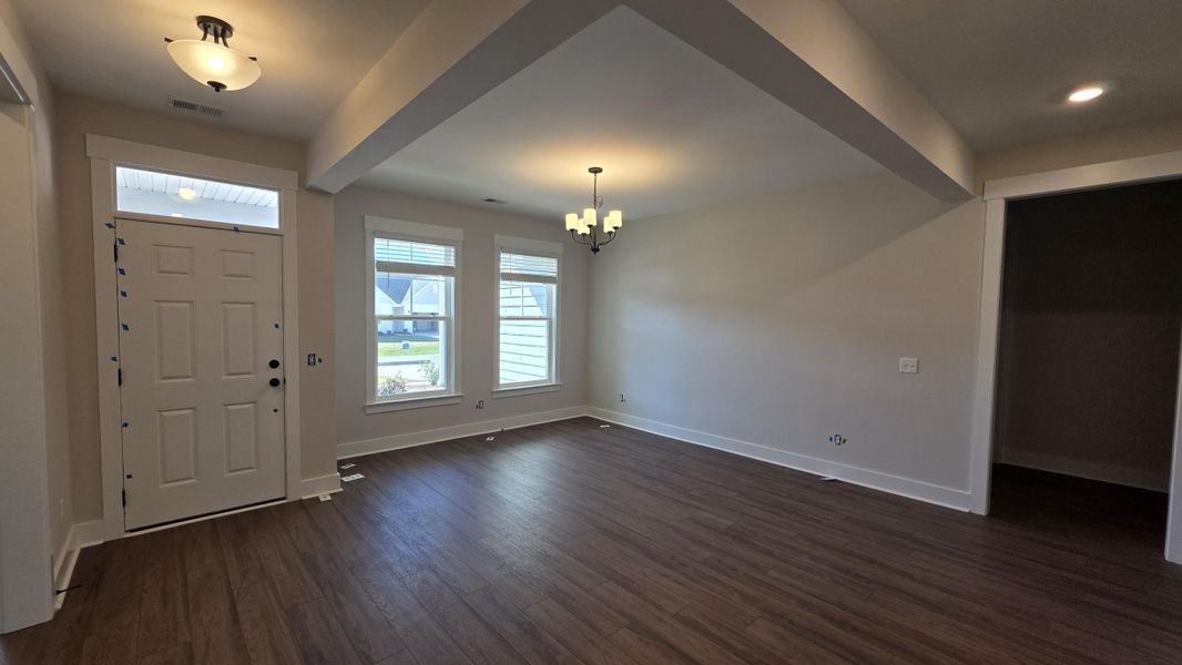 Spacious, unfurnished interior of a new home in The Enclave at French Quarter Creek, Huger (Image 28). Spacious, unfurnished interior of a new home in The Enclave at French Quarter Creek, Huger (Image 28).