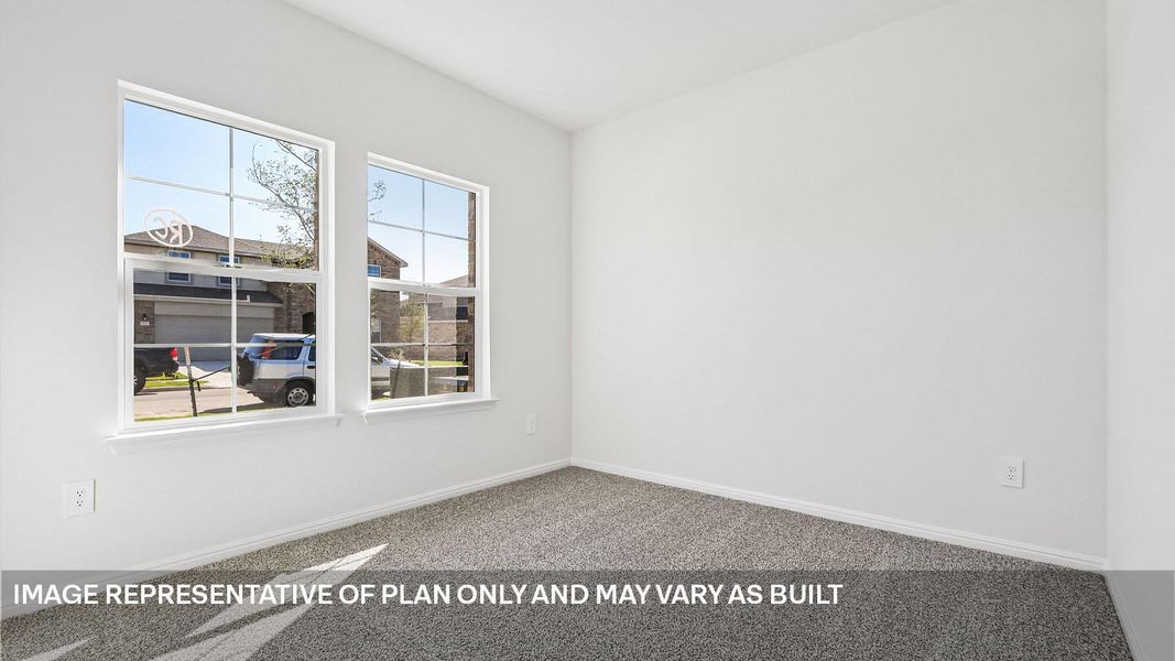Spacious, unfurnished interior of a new home in Bar W Ranch, Leander (Image 23).
