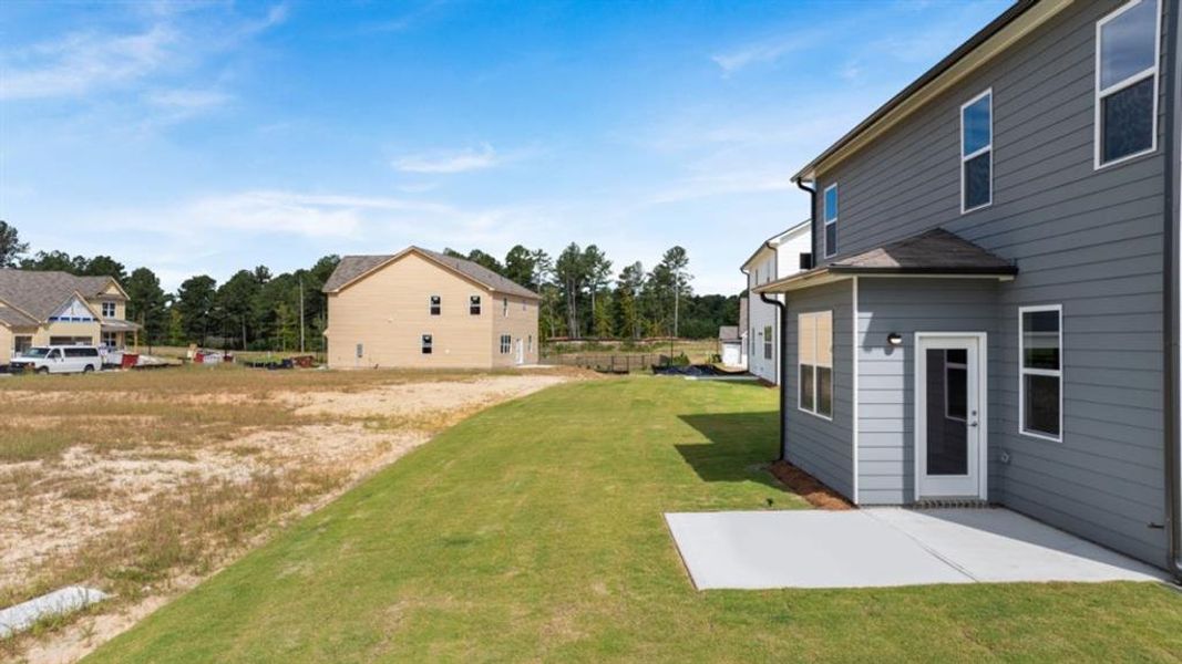 Exterior details and patio area of a home in , Villa Rica (Image 4). Exterior details and patio area of a home in , Villa Rica (Image 4).