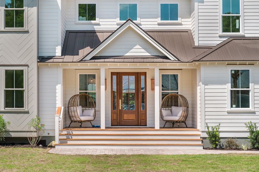 Exterior details and patio area of a home in , Mount Pleasant (Image 36).
