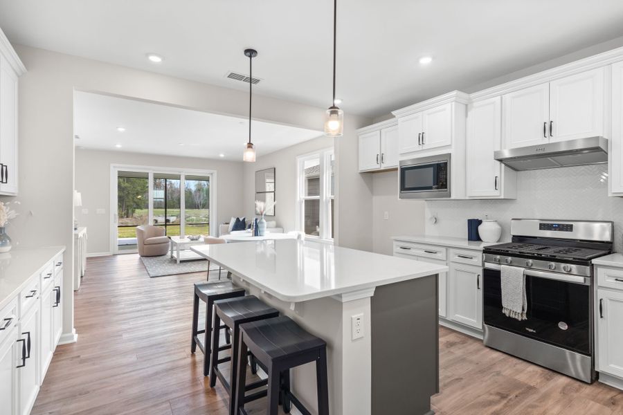 Bright & Open Kitchen in Model Home