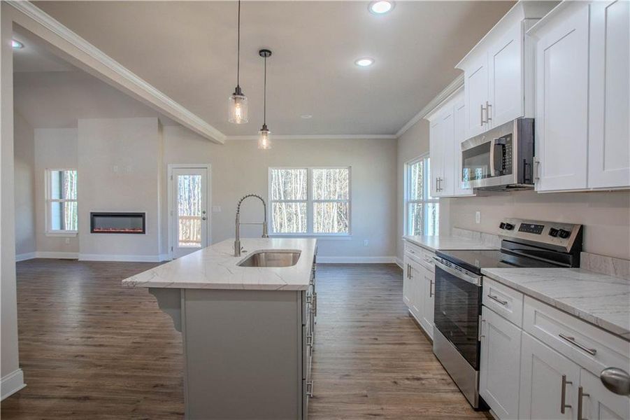 Furnished interior view inside a new home in , Villa Rica (Image 7). Furnished interior view inside a new home in , Villa Rica (Image 7).