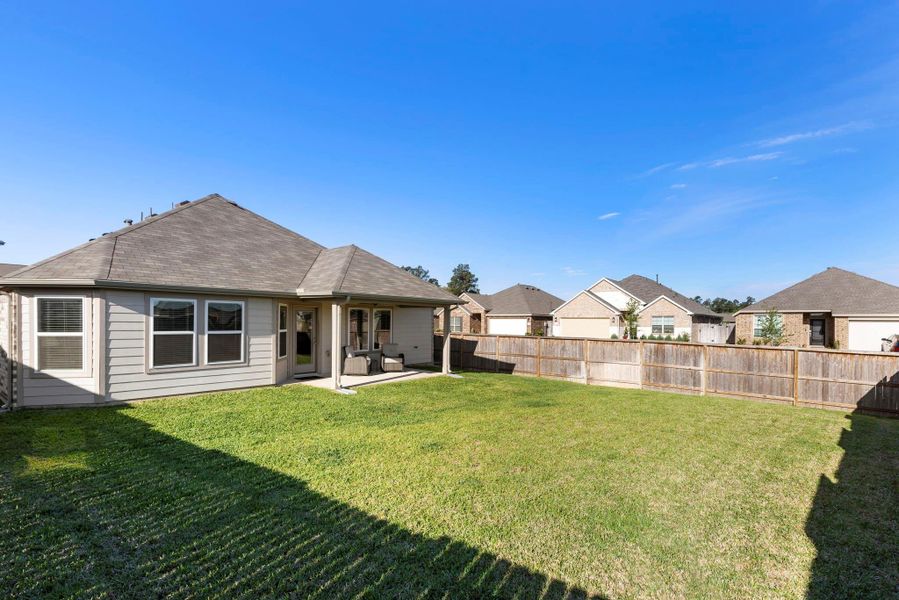 Exterior details and patio area of a home in , Magnolia (Image 23).