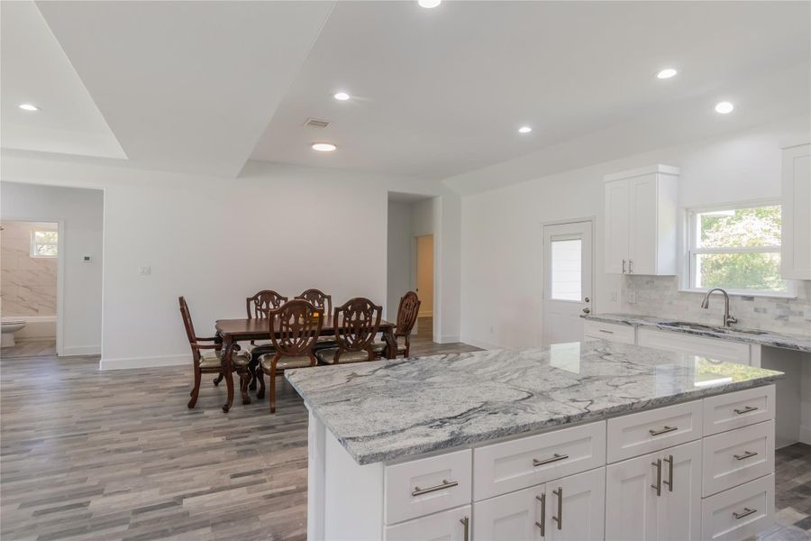 kitchen and dining area kitchen and dining area