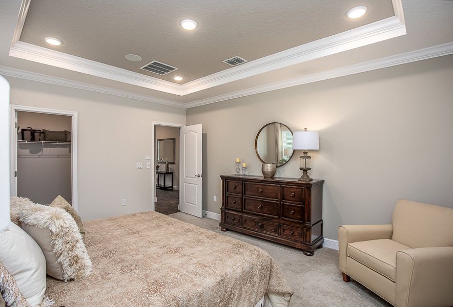 Furnished interior view inside a new home in Vero Lake Estates, Vero Beach (Image 15).