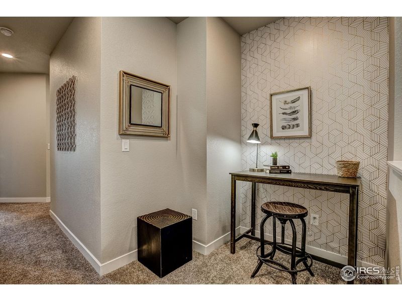Furnished interior view inside a new home in The Lakes at Centerra - Discovery, Loveland (Image 9).