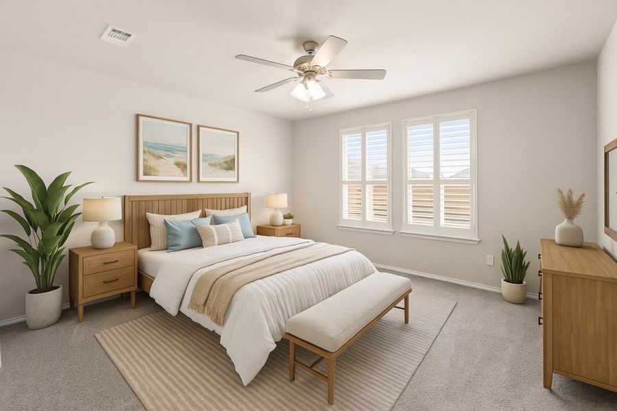 Representative furnished interior of a home built from the Rosewood Colony At Pinehurst Signature by Brohn Homes in Colony at Pinehurst, Pinehurst (Image 11).