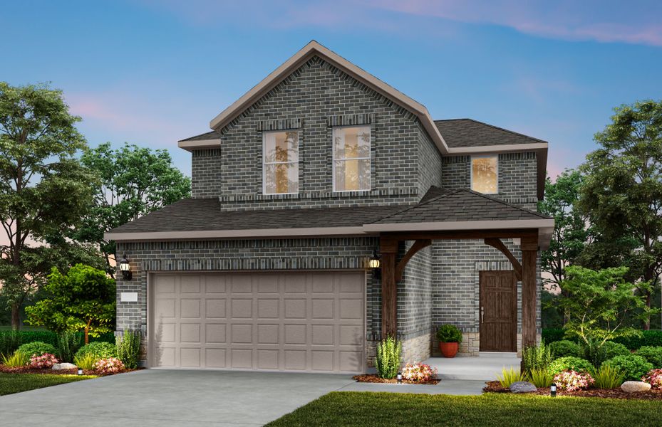 Representative exterior photo of a completed home built from the Crested Butte by Pulte Homes in Ribbonwood, Aubrey, TX (Image 20).