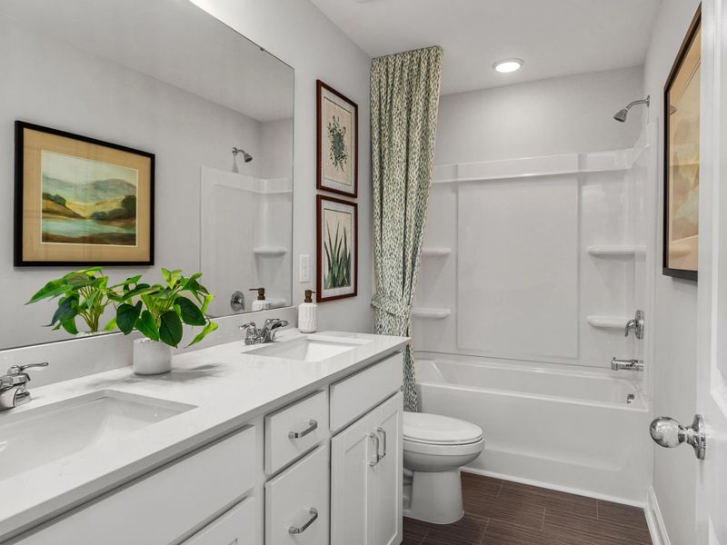 Representative furnished interior of a home built from the The Graham Exterior by Davidson Homes LLC in Springvale, Willow Spring (Image 27).