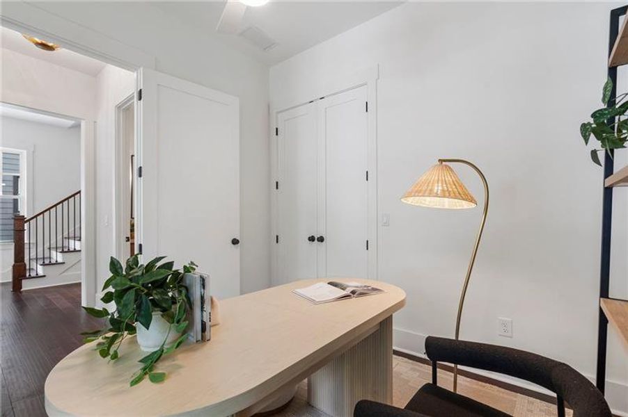 Furnished interior view inside a new home in , Atlanta (Image 12).