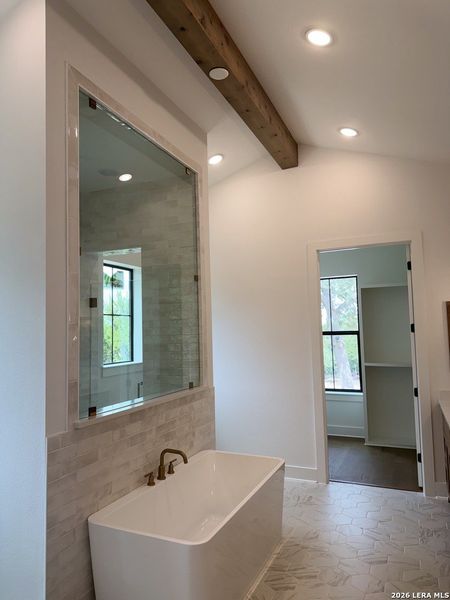 Furnished interior view inside a new home in , New Braunfels (Image 10).