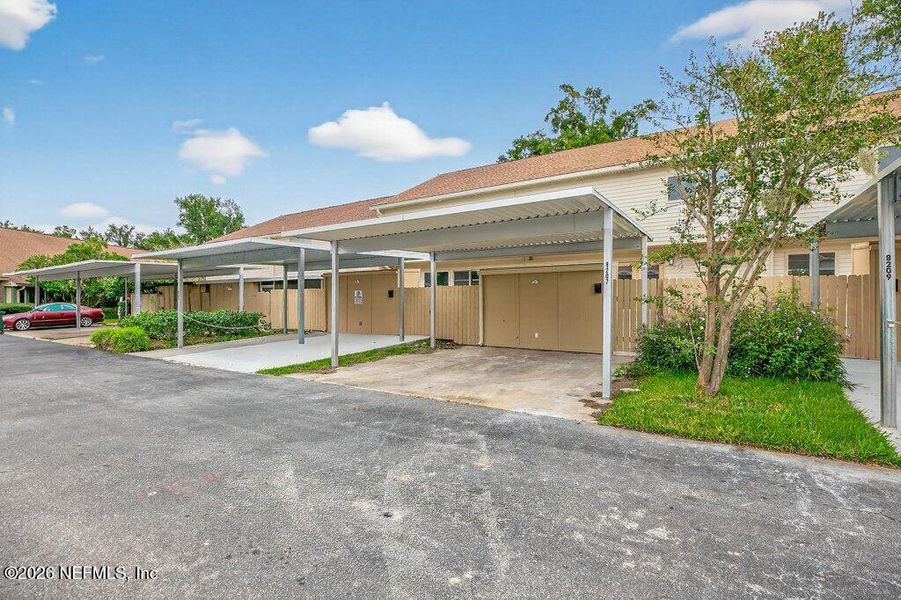 Exterior details and patio area of a home in , Jacksonville (Image 26). Exterior details and patio area of a home in , Jacksonville (Image 26).