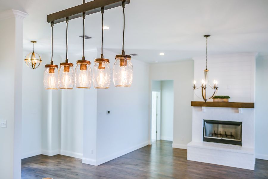 Representative furnished interior of a home built from the Refuge Lane by Trinity Classic Homes in Zion Trails, Poolville (Image 7).