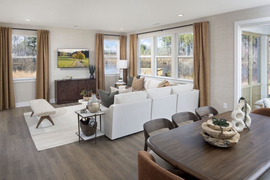 Representative furnished interior of a home built from the Sequoia by Mattamy Homes in Seagrass Landing, Lillington (Image 7).
