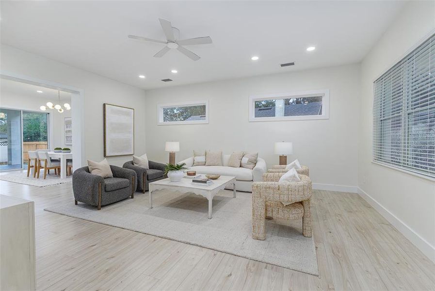 Furnished interior view inside a new home in , Bartow (Image 12). Furnished interior view inside a new home in , Bartow (Image 12).