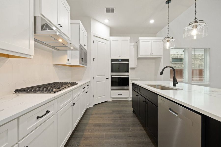 Furnished interior view inside a new home in Sauls Ranch, Round Rock (Image 3).