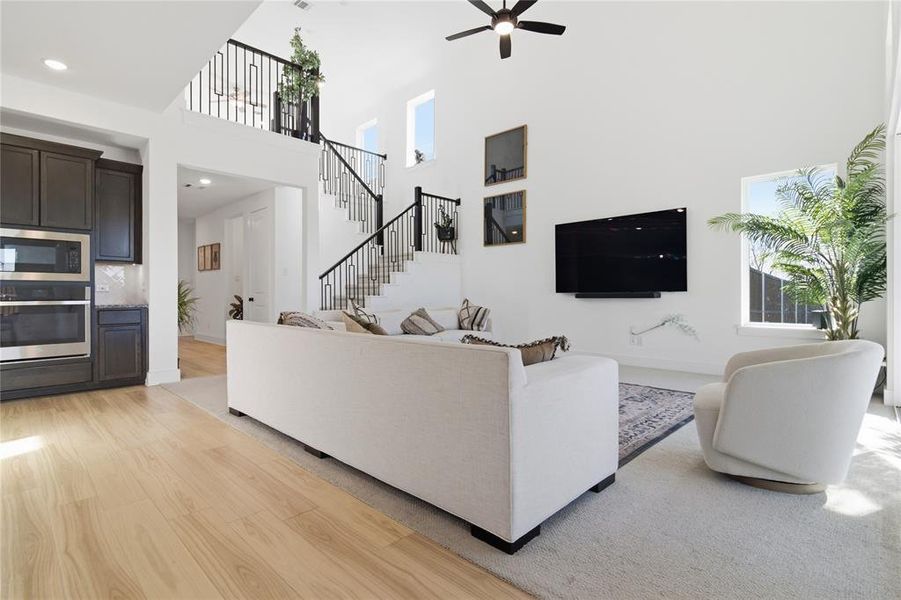 Furnished interior view inside a new home in , Hickory Creek (Image 13).