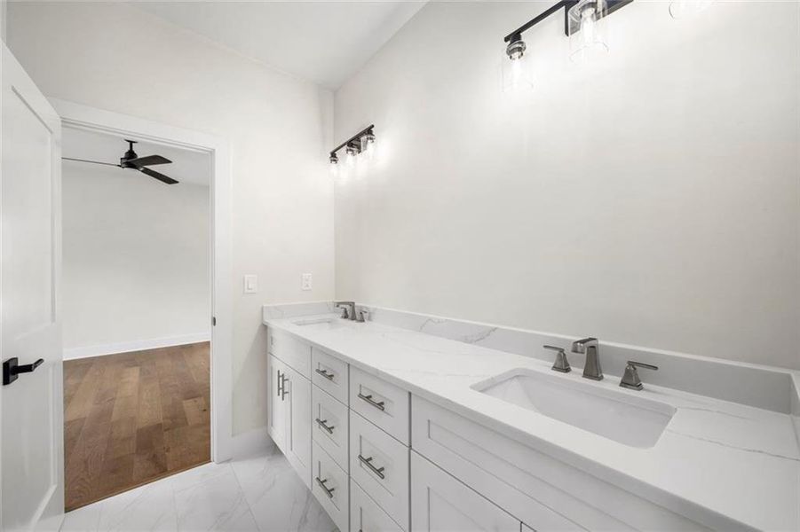 Furnished interior view inside a new home in , Atlanta (Image 17).