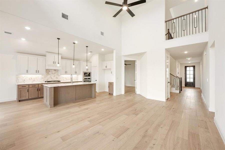 Furnished interior view inside a new home in Willow Wood, McKinney (Image 9).