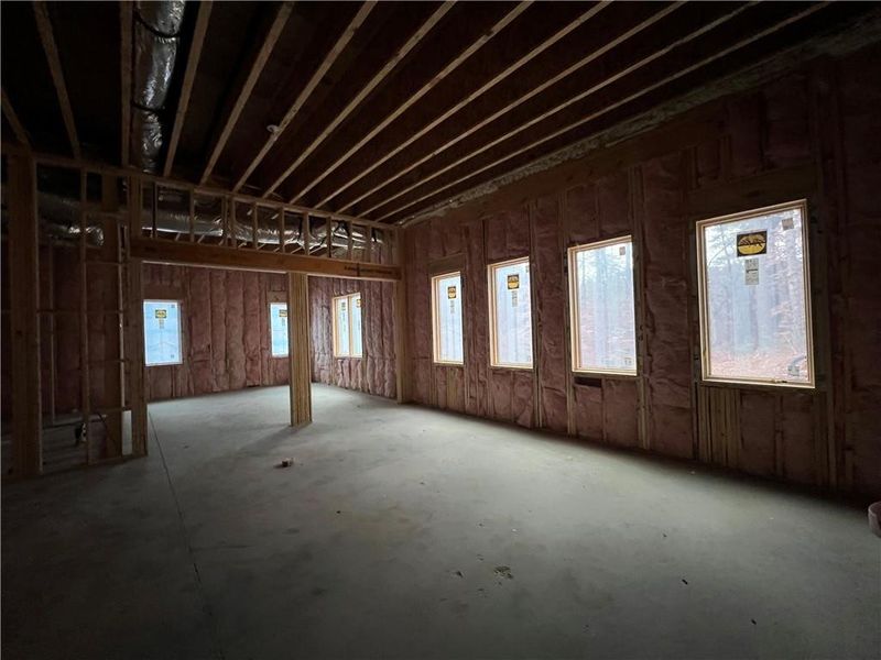 In-progress construction of a new home in , Acworth, GA (Image 20).