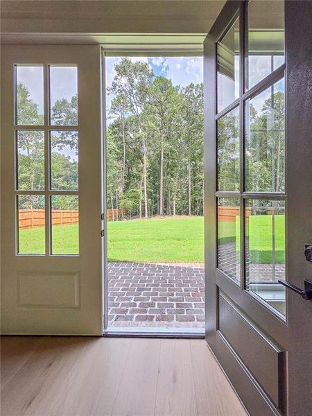Exterior details and patio area of a home in , Winder (Image 30).