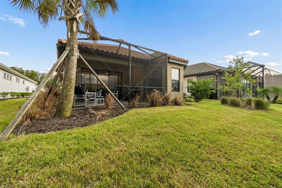 Exterior details and patio area of a home in , Wesley Chapel (Image 36). Exterior details and patio area of a home in , Wesley Chapel (Image 36).