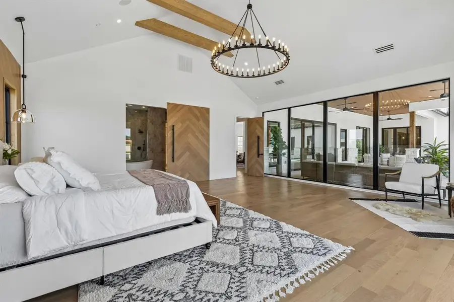 Furnished interior view inside a new home in , Bartonville (Image 11).