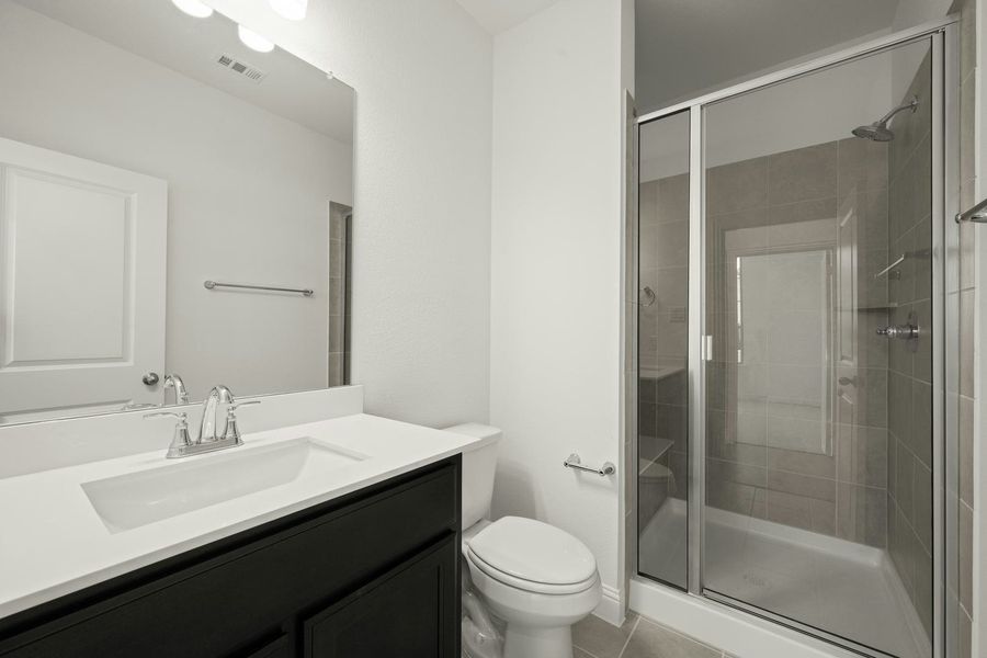Furnished interior view inside a new home in Stone Eagle, Azle (Image 8).